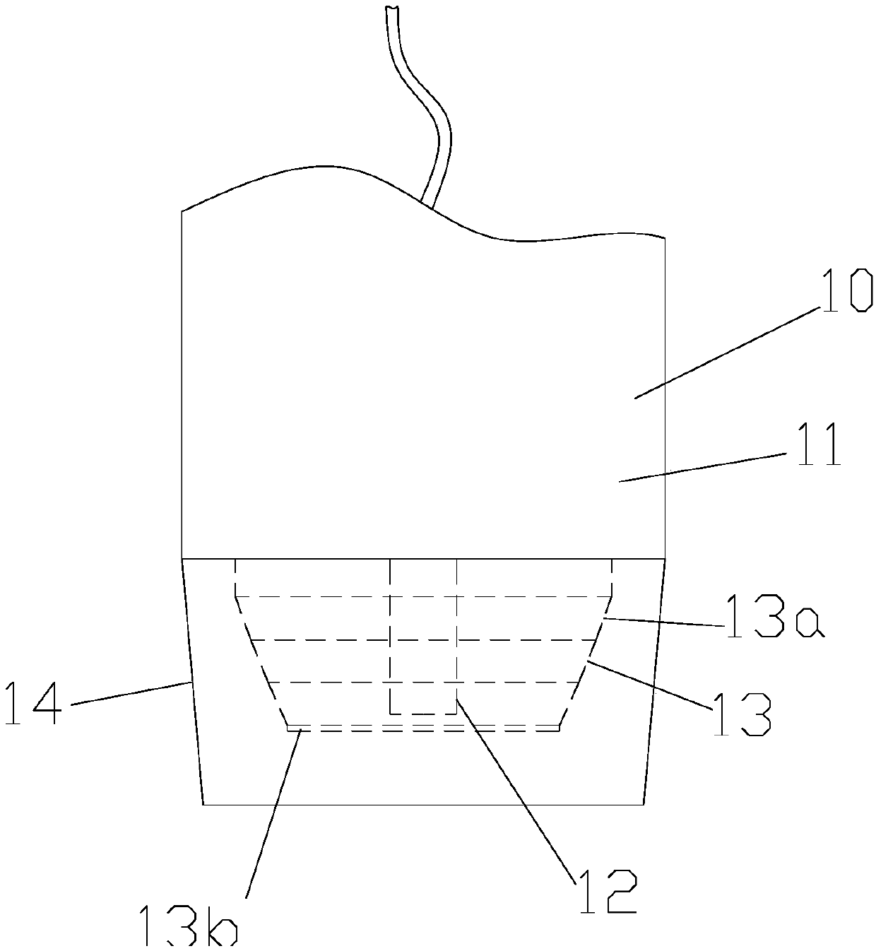 Mechanical insert for new energy vehicle