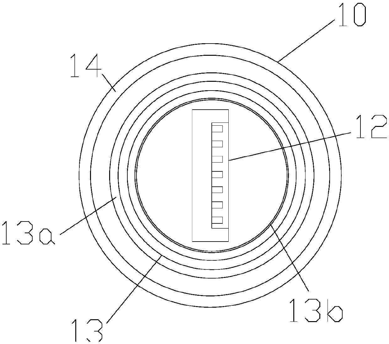 Mechanical insert for new energy vehicle