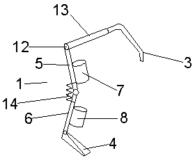 Mutual-assistance walking device for upper limbs and lower limbs