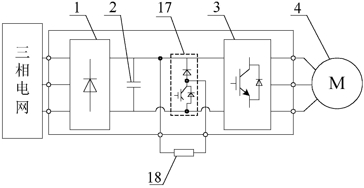 Motor speed-regulation system energy-saving controller based on super-capacitor energy storage and control method