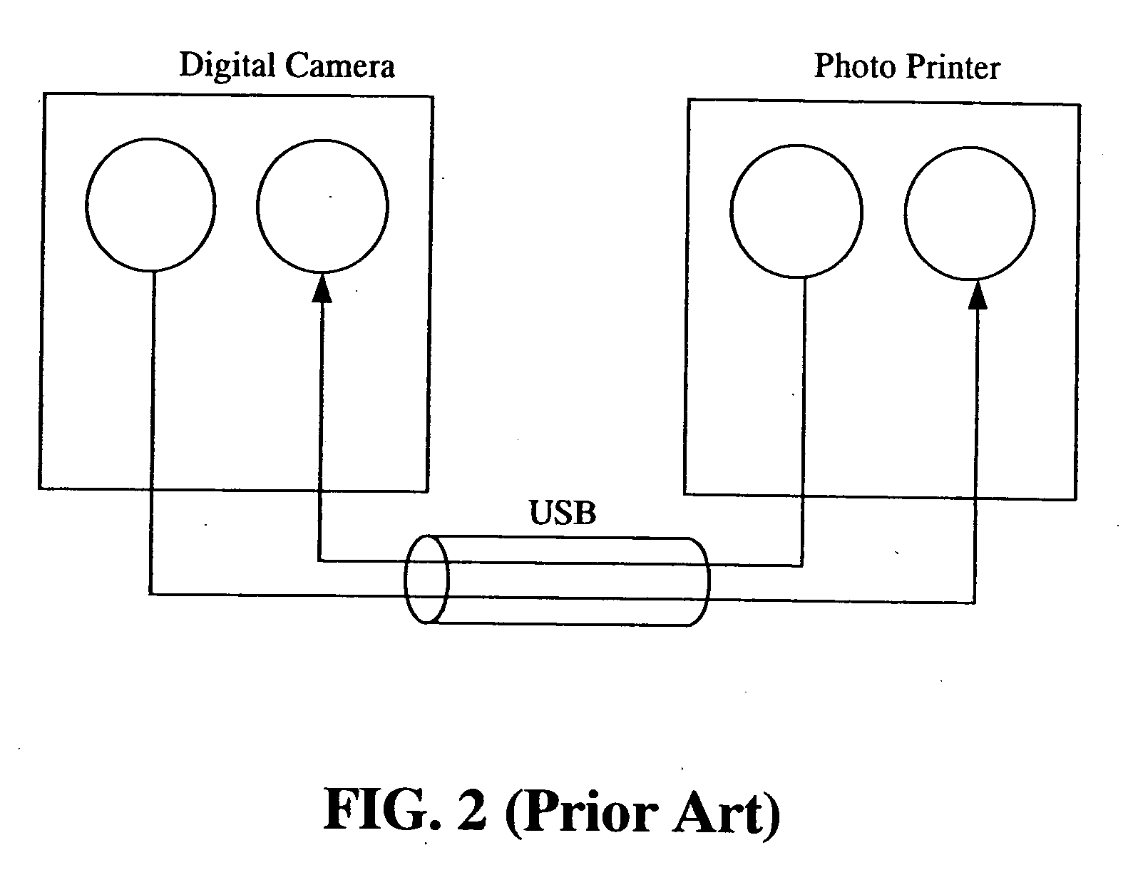 Network interfacing system for PictBridge® printer