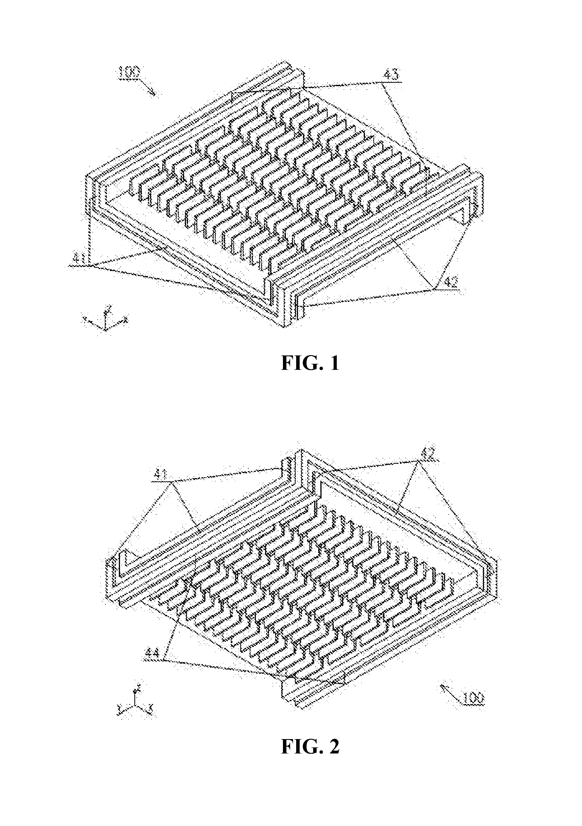 Ceramic heat exchange plate and ceramic heat exchange core assembled therby