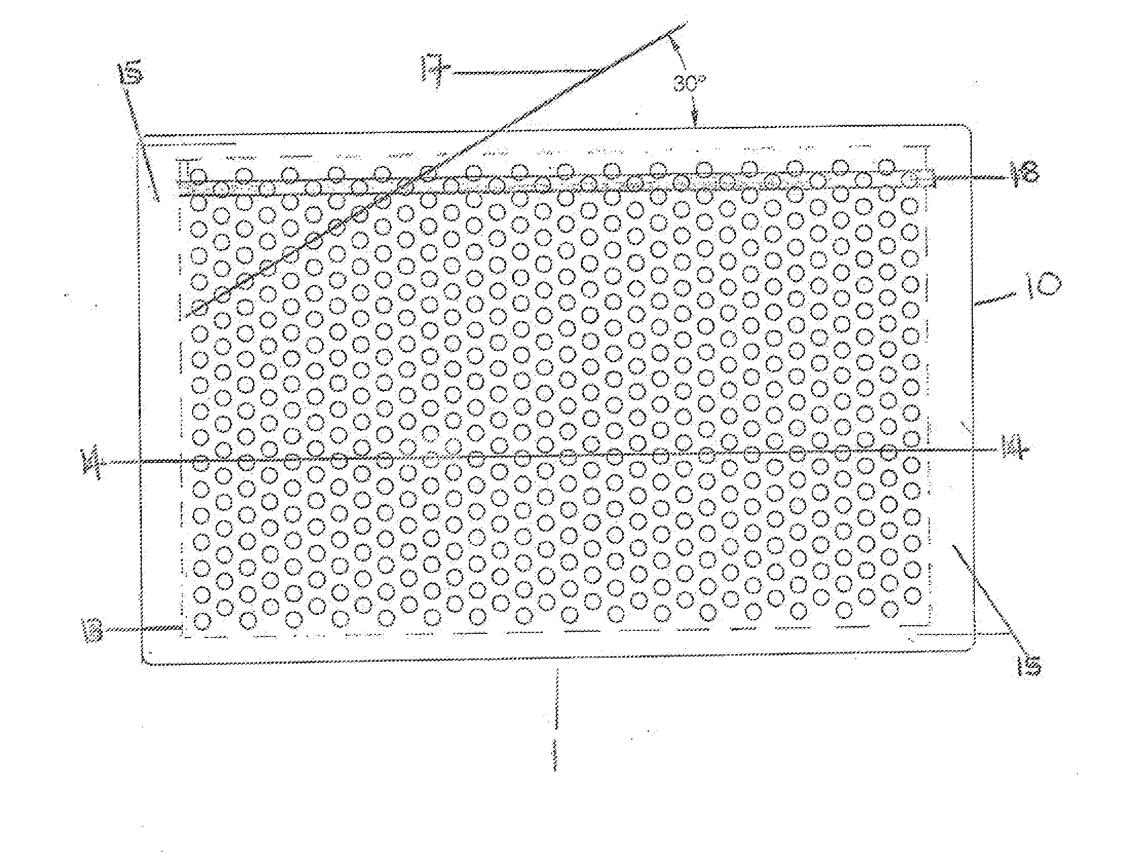 Mould mat for producing bone cement pellets