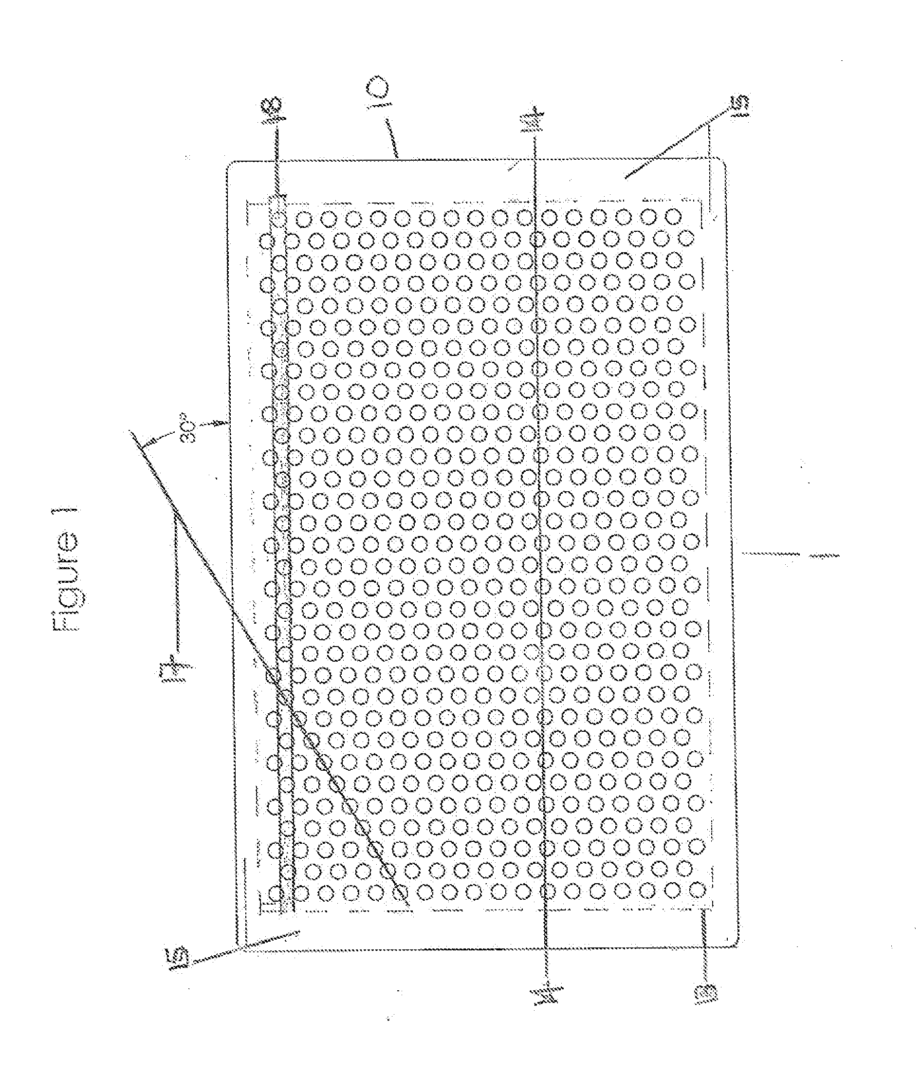 Mould mat for producing bone cement pellets