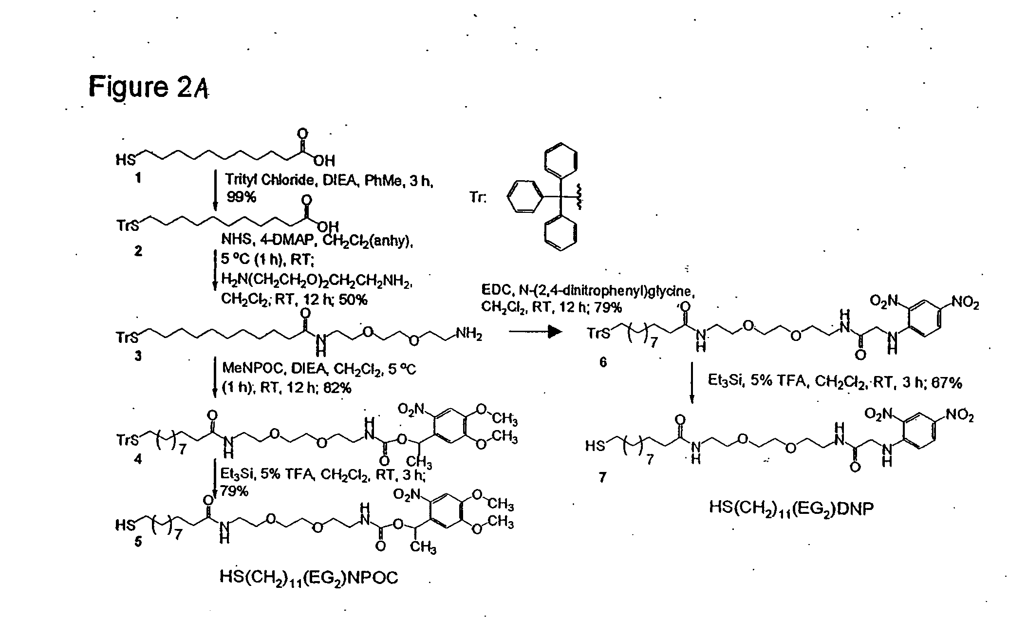 Patterning and alteration of molecules