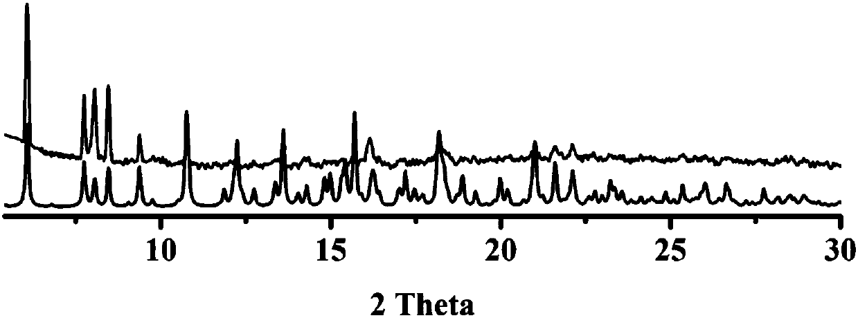 Terbium metal complex based on octacarboxy-calix[4]arene and preparation method thereof