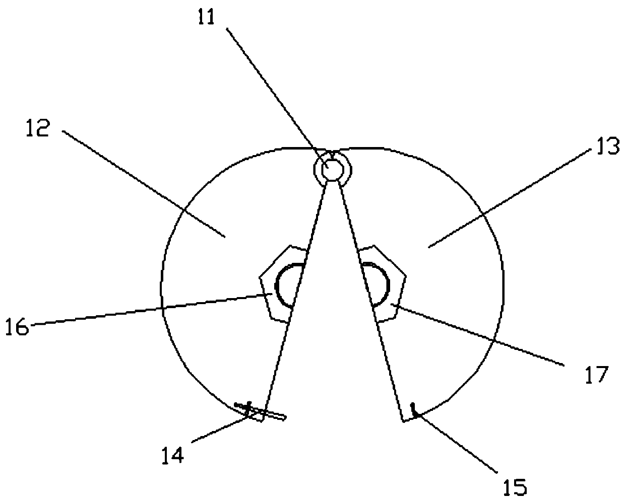 Auxiliary anchor net pressing tray and anchor net pressing method