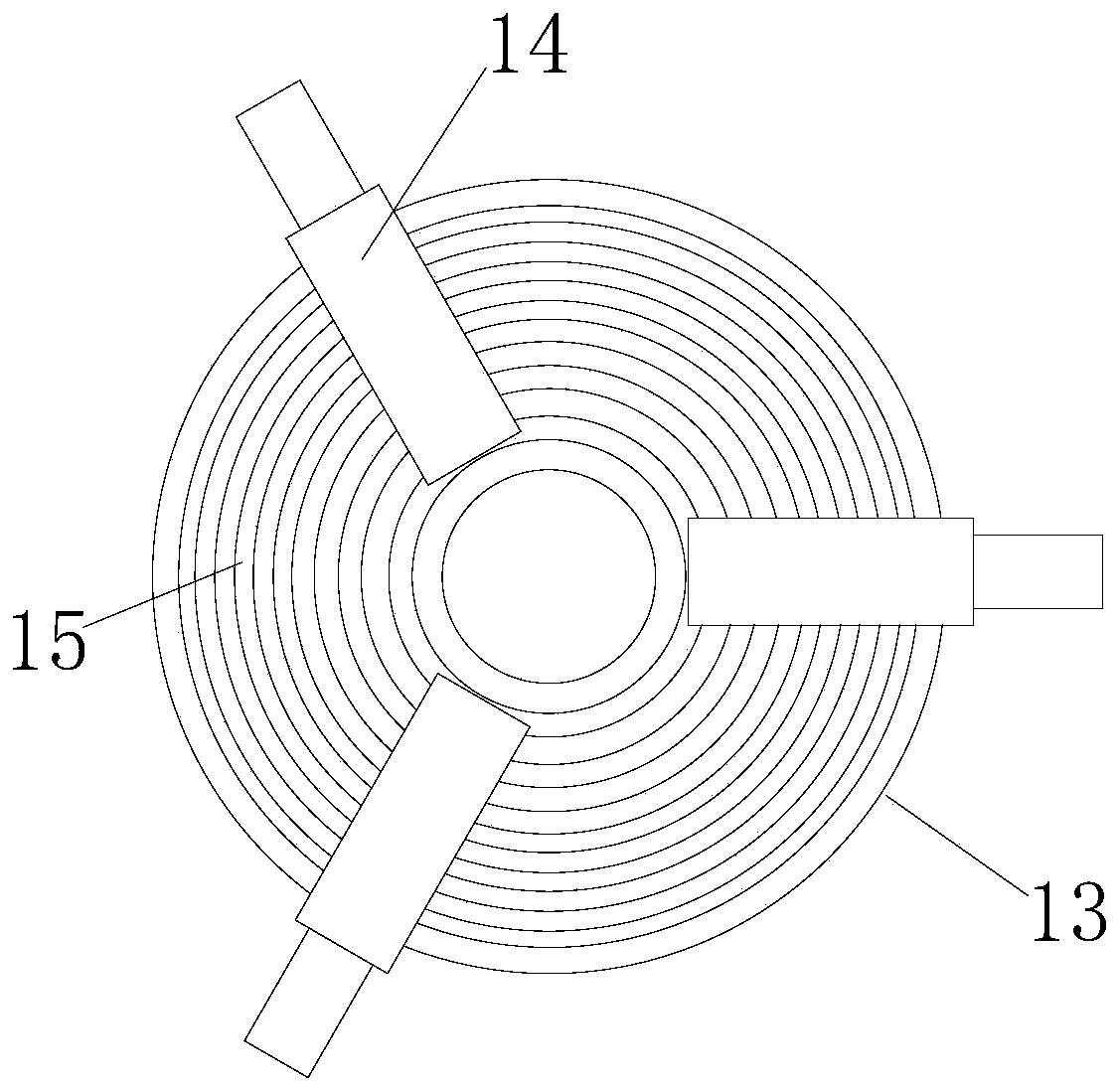 Tube end groove polishing all-in-one machine