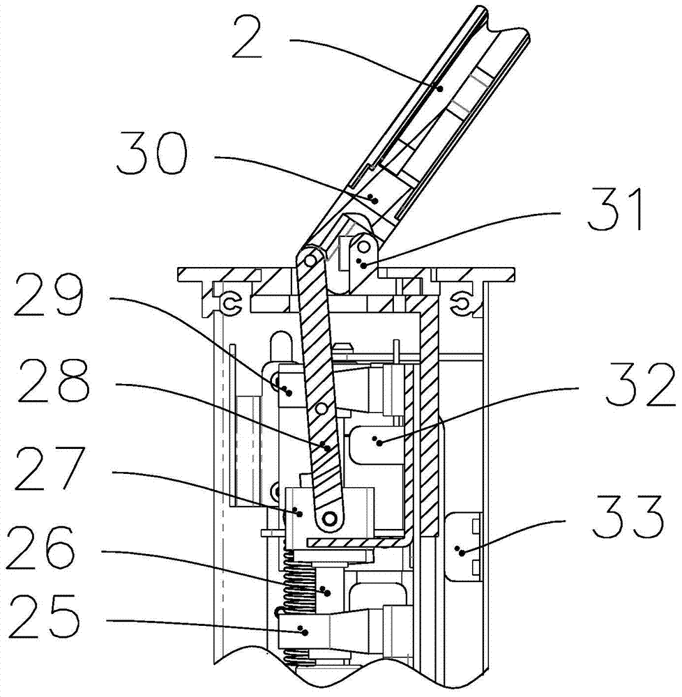 A display lifting integrated machine with an electric elevation mechanism