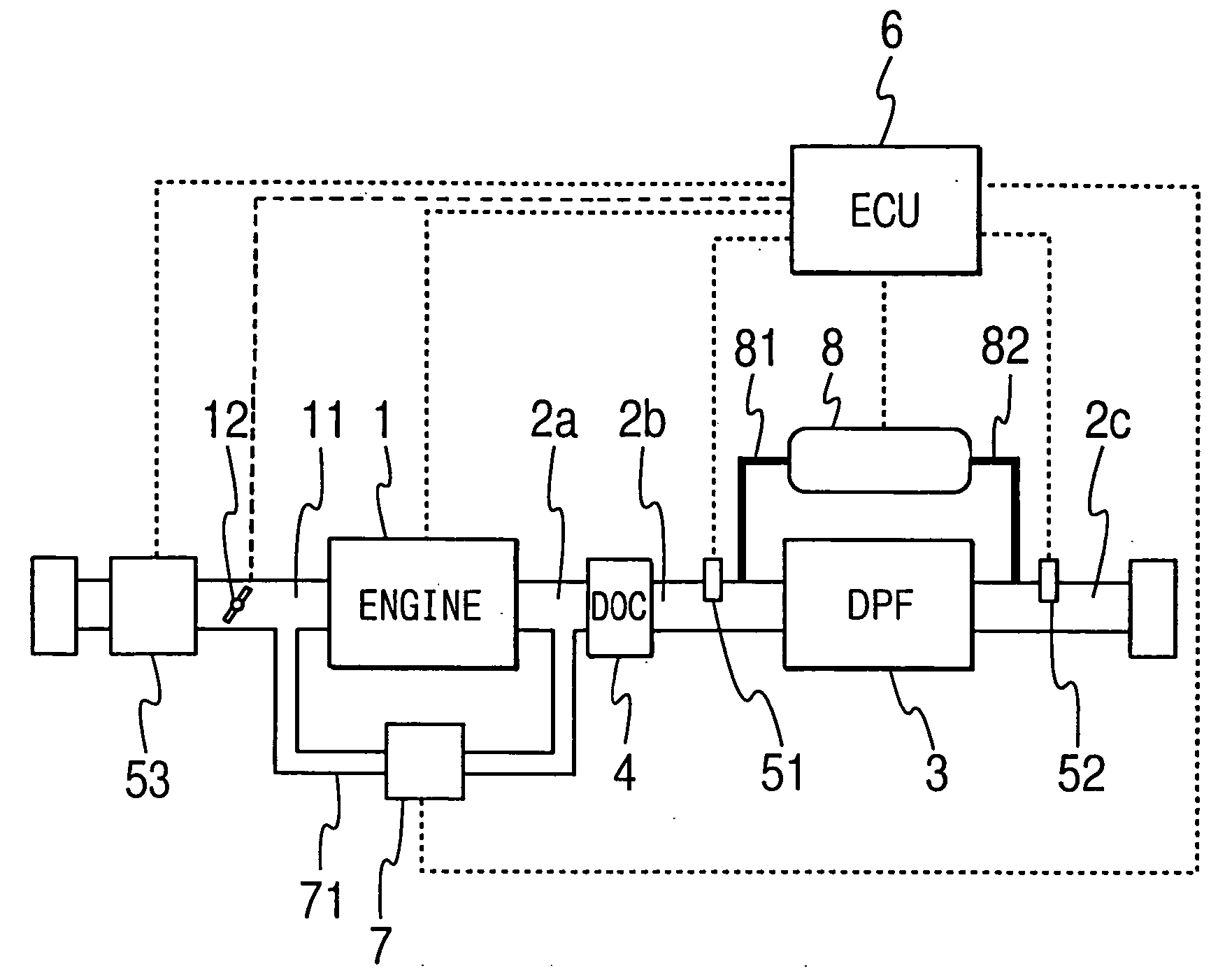 Exhaust gas cleaning system of internal combustion engine