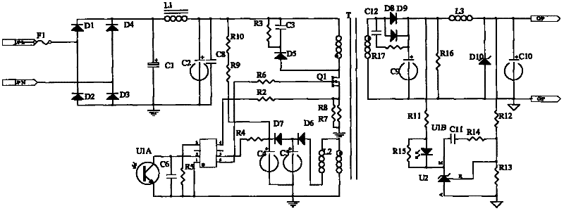 Transformer without Y capacitor and preparation method thereof