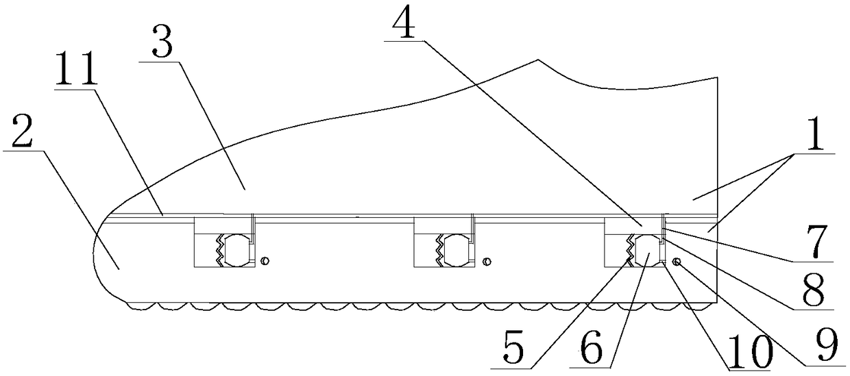 Wearable device with shock absorbing function