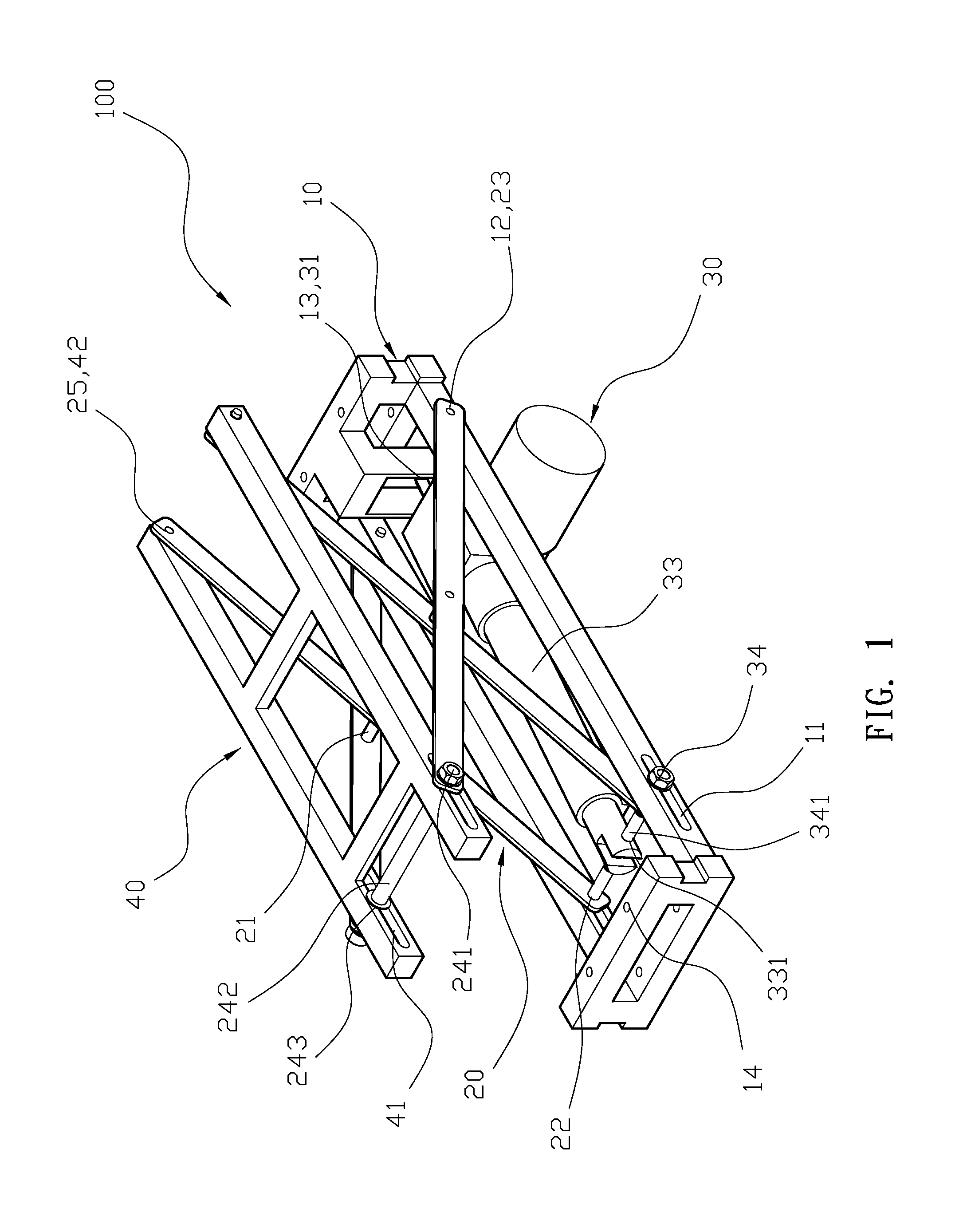 Lower-back supporting structure for a bed or a chair