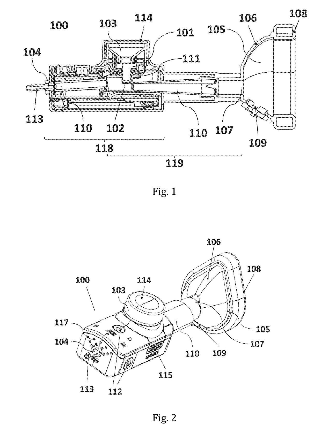 Inhalation device for use in aerosol therapy of respiratory diseases