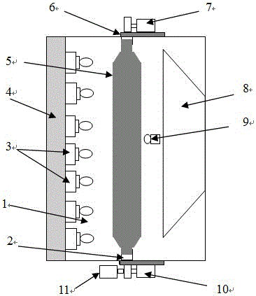 Equipment for depositing optical fiber preforms by OVD (Outside Vapor Deposition) process