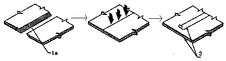 Nonmetal composite air pipe construction process