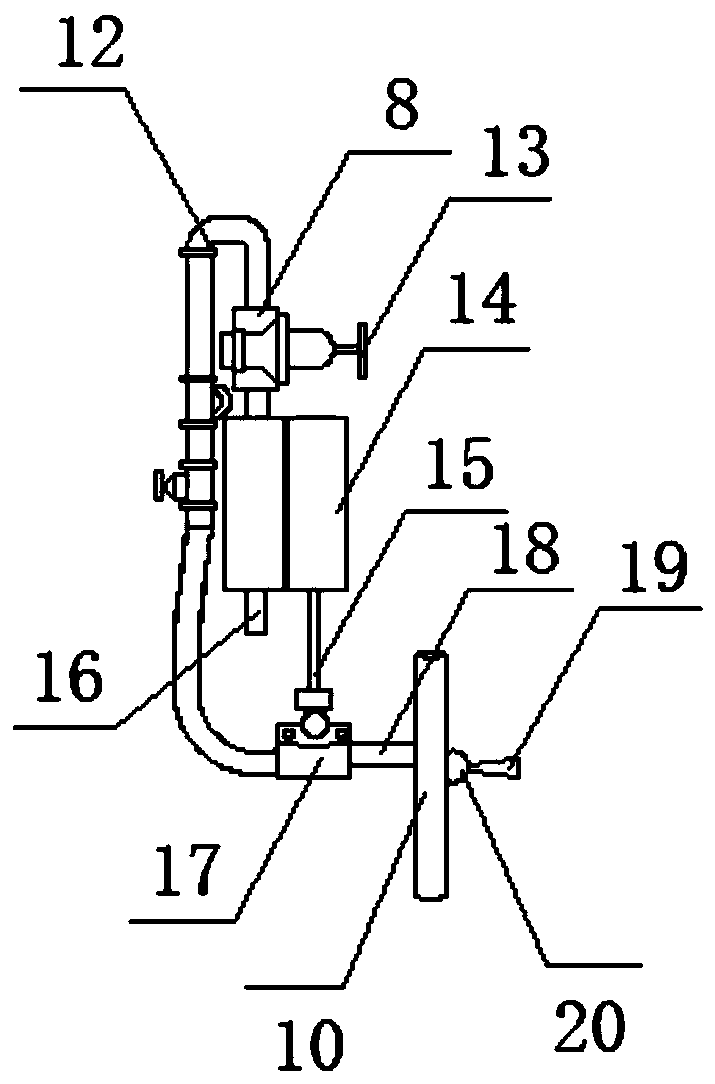 A device for removing excess gypsum from the surface of building materials