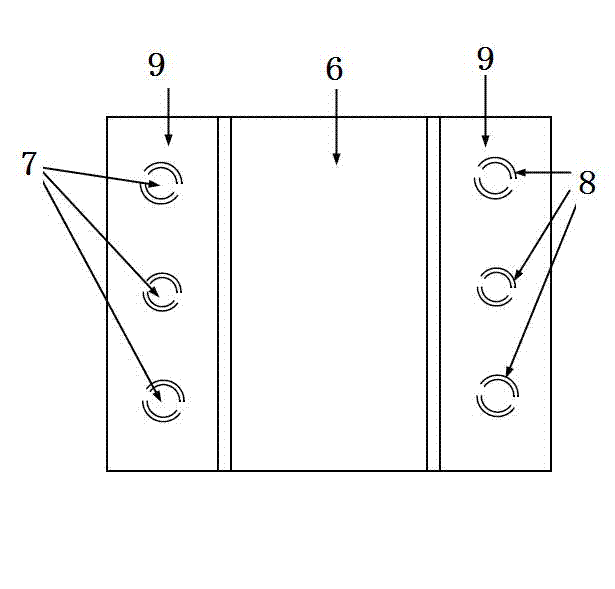 Light emitting diode (LED) based on silicon substrate through hole technology flip chip and manufacturing process of LED