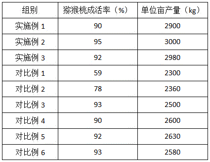 Method for cultivating kiwi fruits