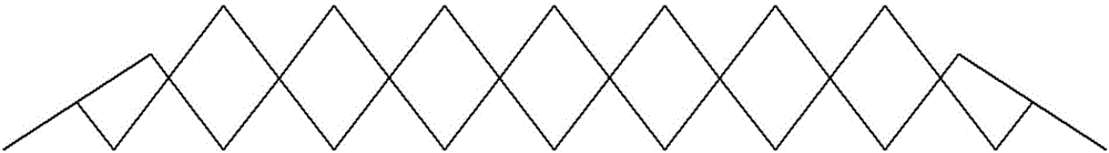 Deck type folding truss bridge structure