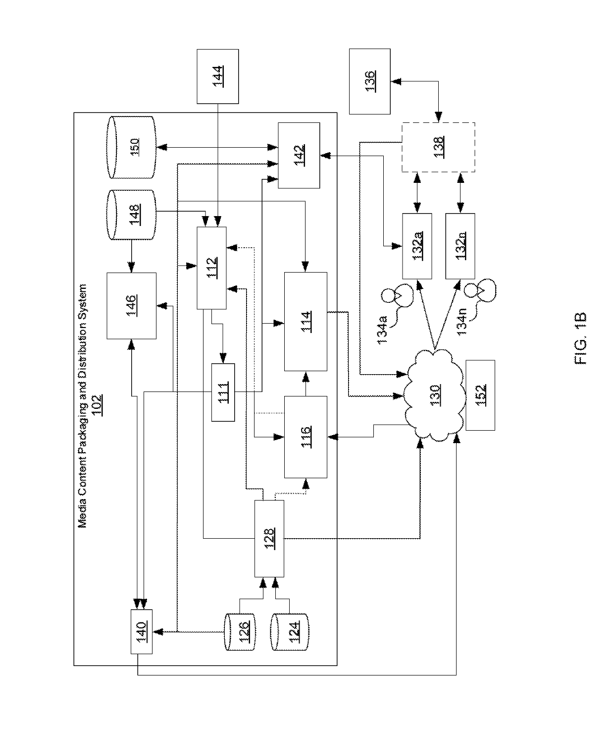 Publishing a disparate live media output stream using pre-encoded media assets