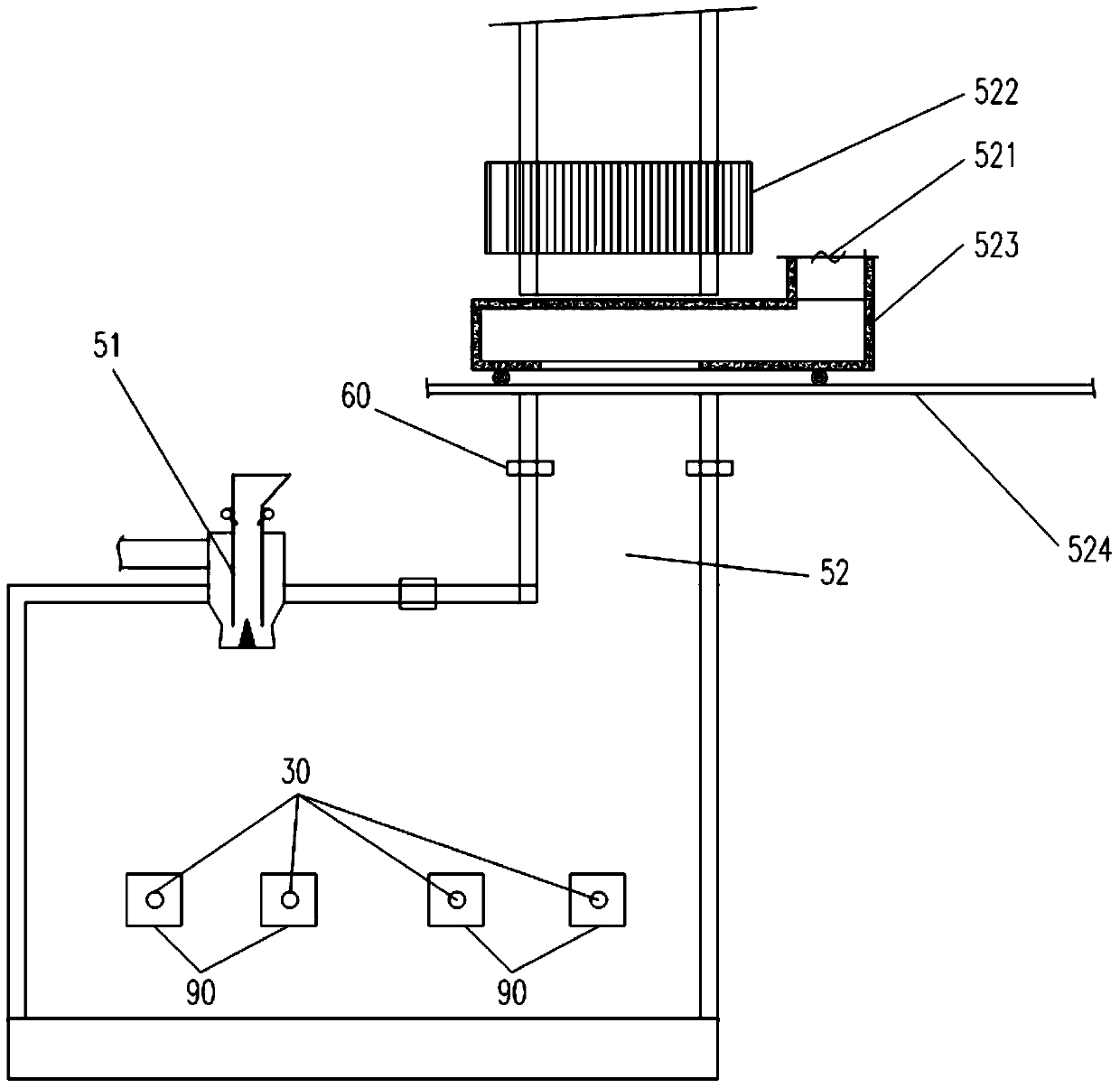 Improved side-blown molten pool melting furnace