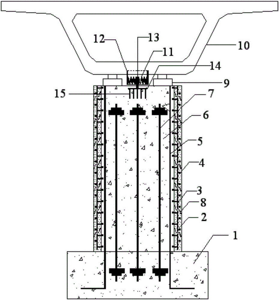 Earthquake control system of high-speed railway bridge