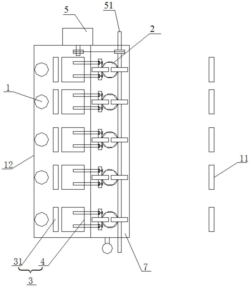 Bulk yarn processing device and method