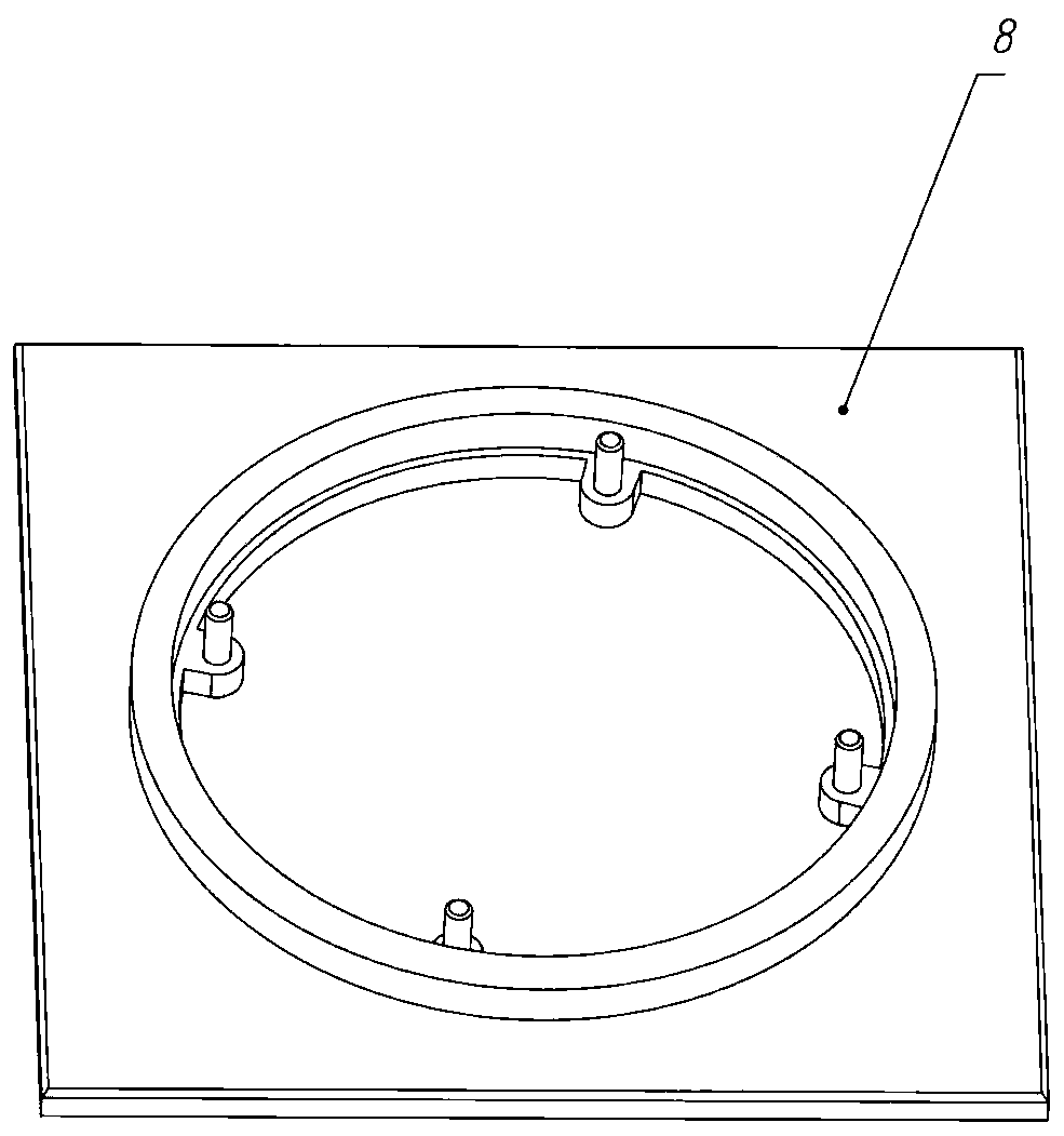 Automatic tightening and mark rolling inspection and assembly system of spline nuts of rear axle main speed reducer