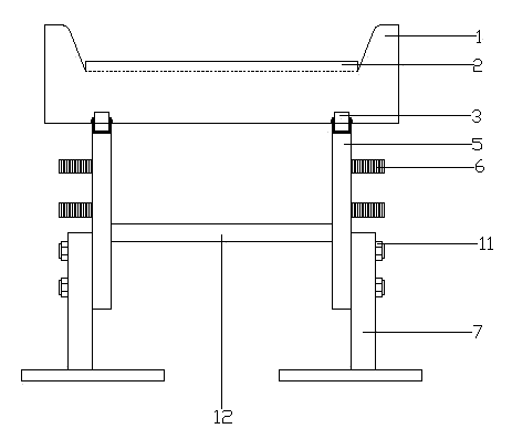 Lifting antiskid transmission track