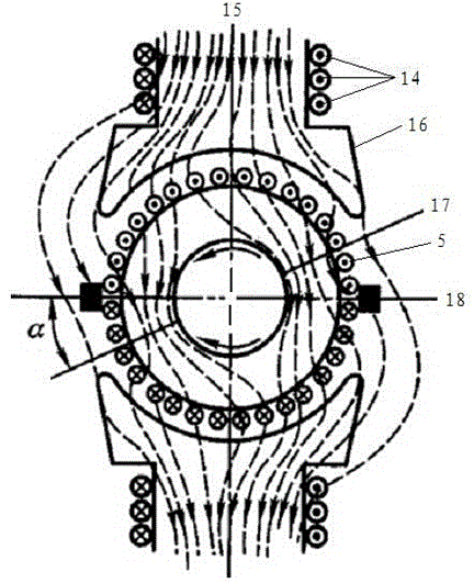 Motor with residual magnetization detection revolution/angle sensor and method for measuring revolution/angle thereof