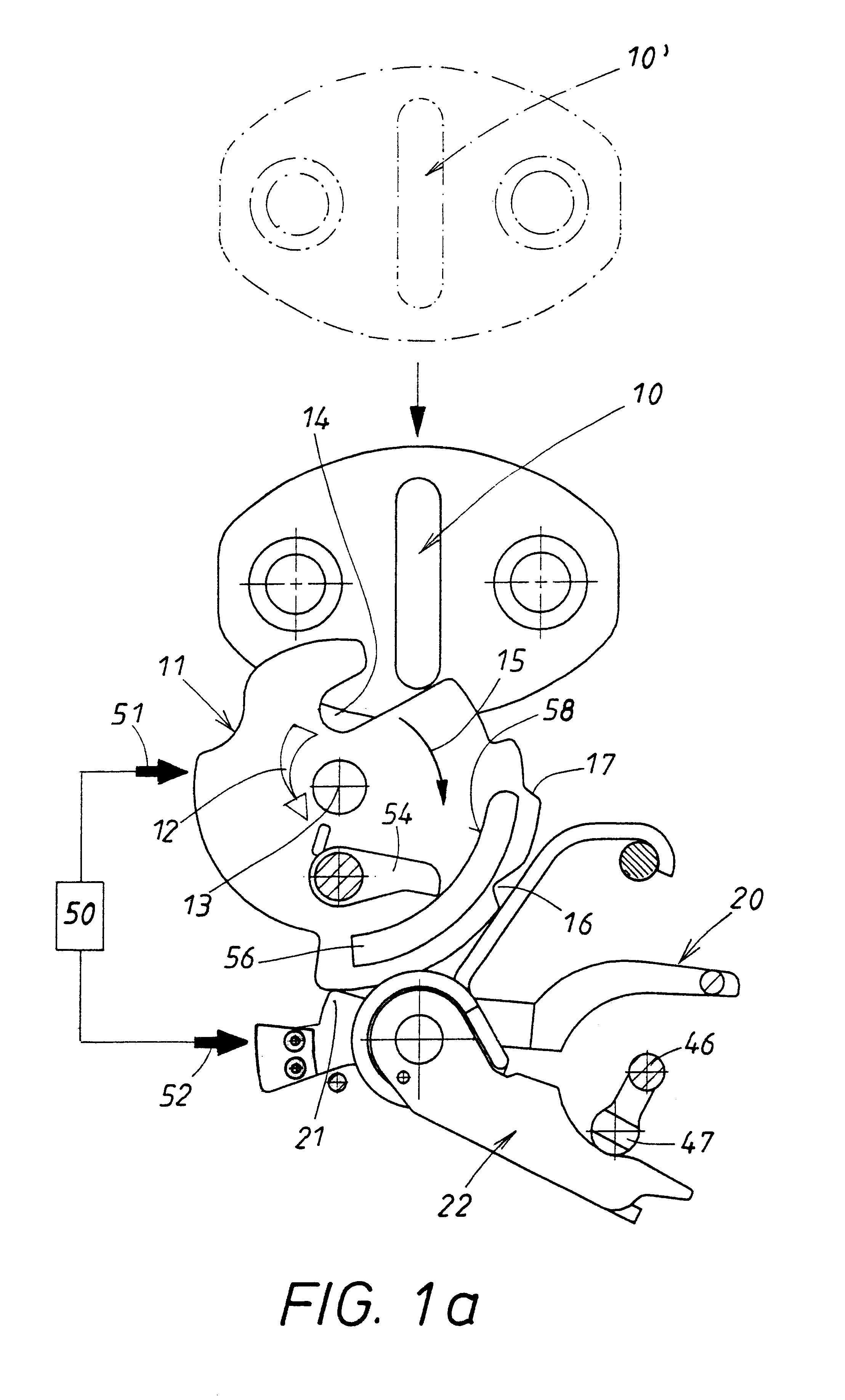 Door lock with roller catch, especially for motor vehicles