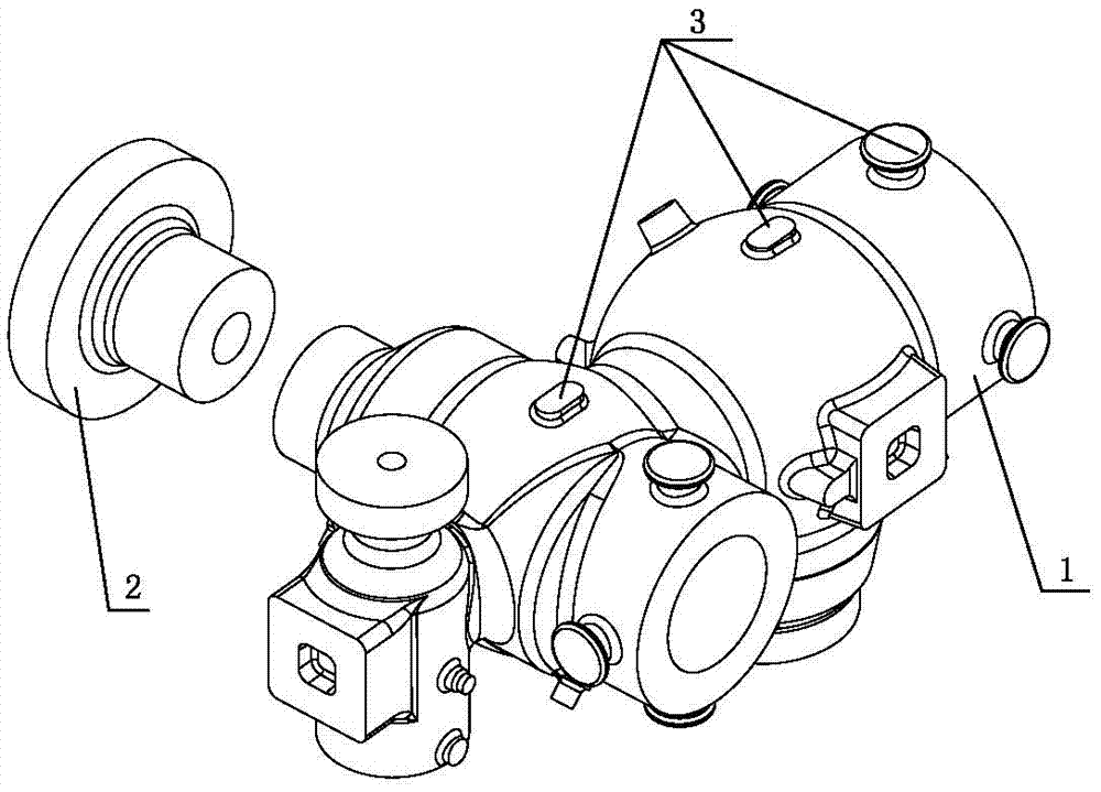 Casting method of high-pressure main air valve cat part of steam turbine