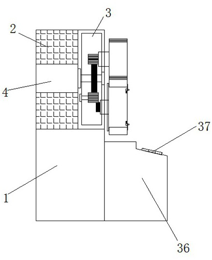 Energy-saving and environment-friendly tipping paper gold stamping device