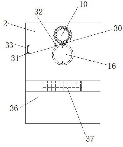 Energy-saving and environment-friendly tipping paper gold stamping device