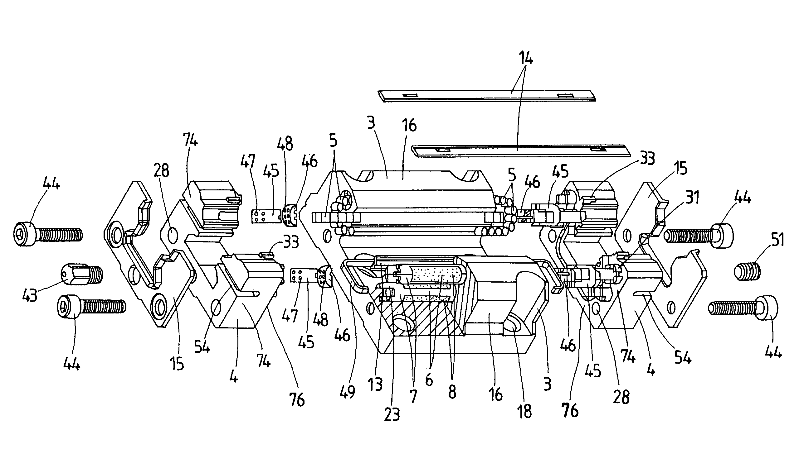 Linear motion guide unit