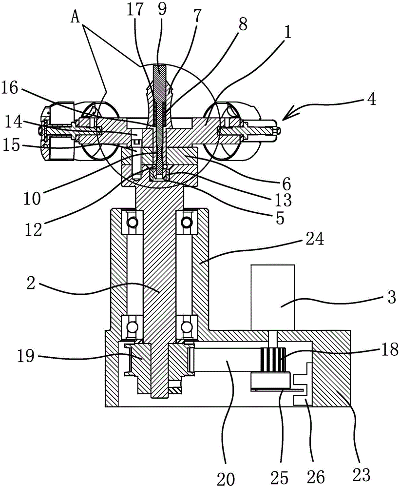 Bobbin case storing mechanism of automatic bobbin case replacing device