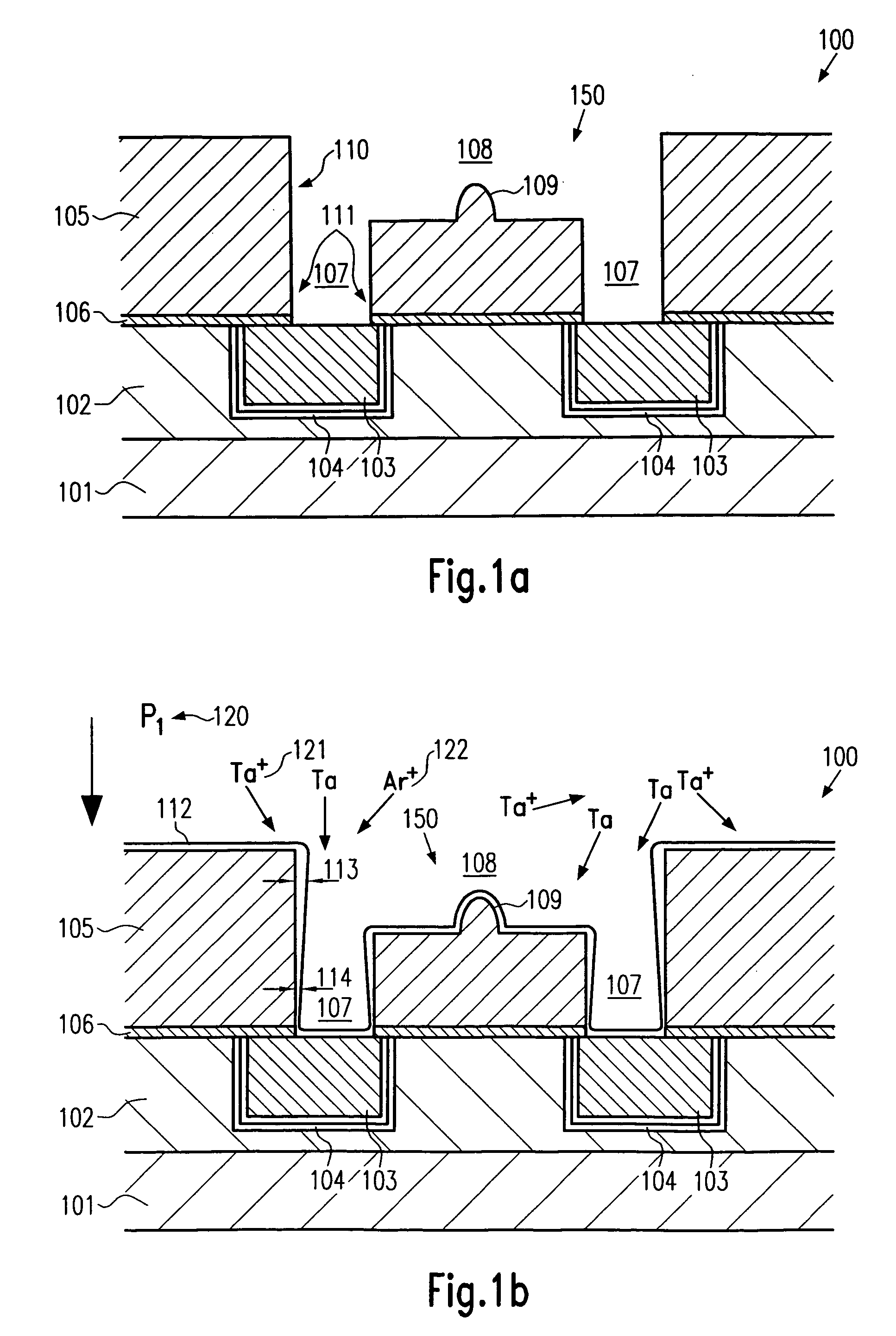 Method of forming a conductive barrier layer within critical openings by a final deposition step after a re-sputter deposition