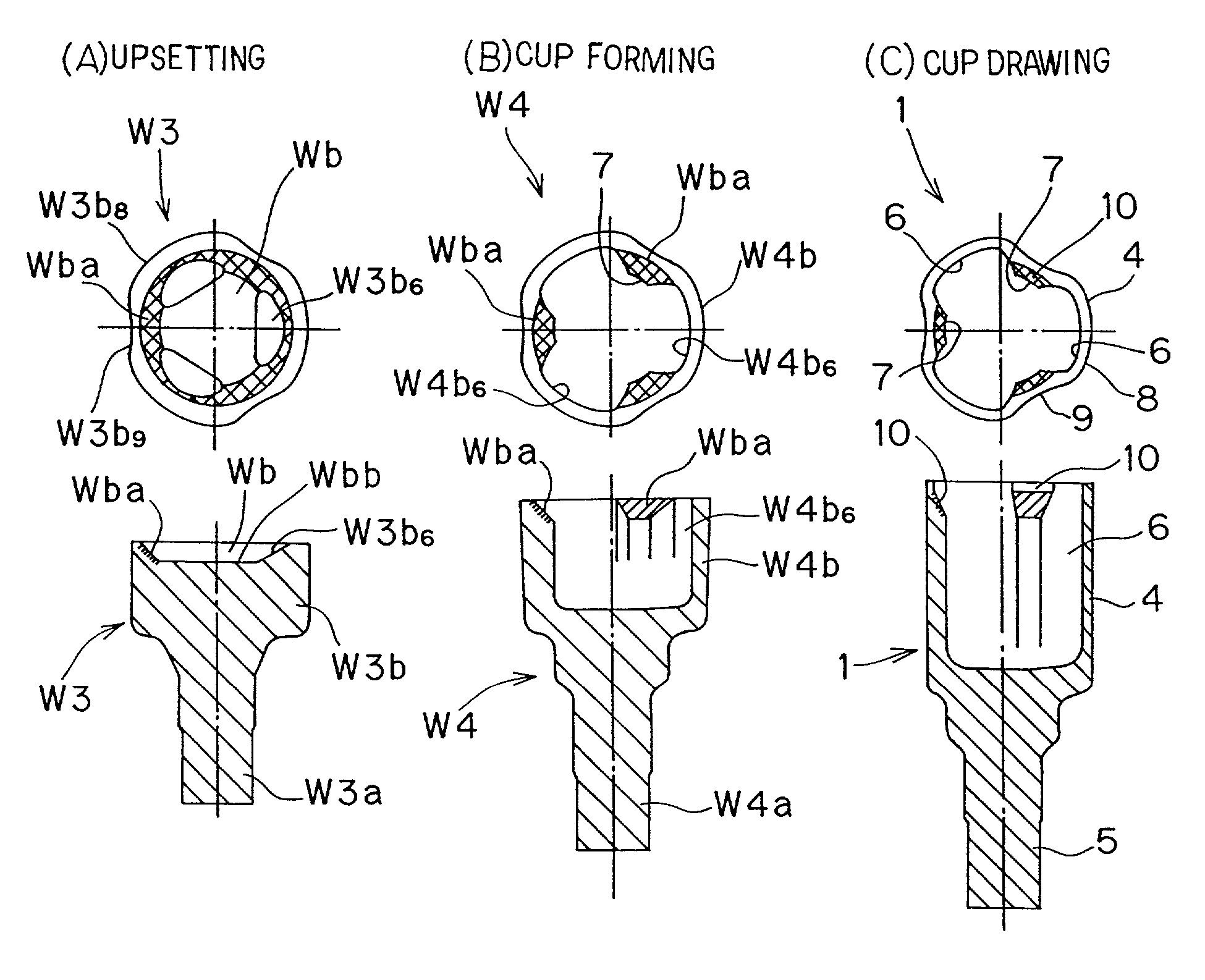 Method of manufacturing outer races for tripod-type constant velocity universal joints