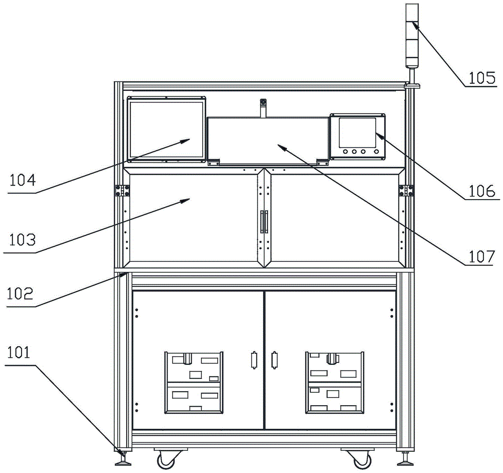 Air tightness and machine vision comprehensive inspection machine for valves and pipe fittings