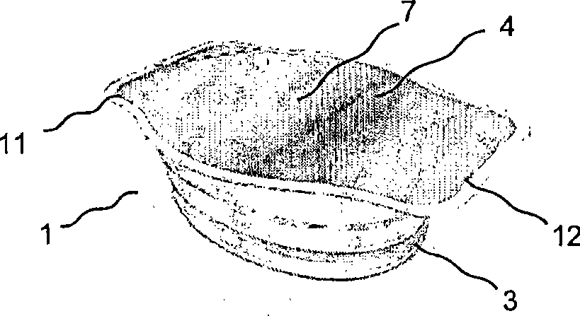 Portion package and semi-fluid product