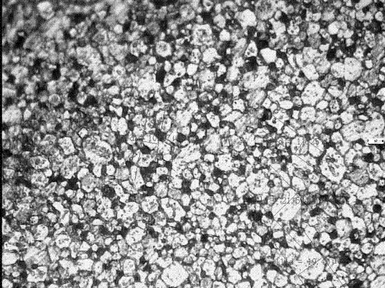 Neodymium iron boron metallographic analysis sample preparation method