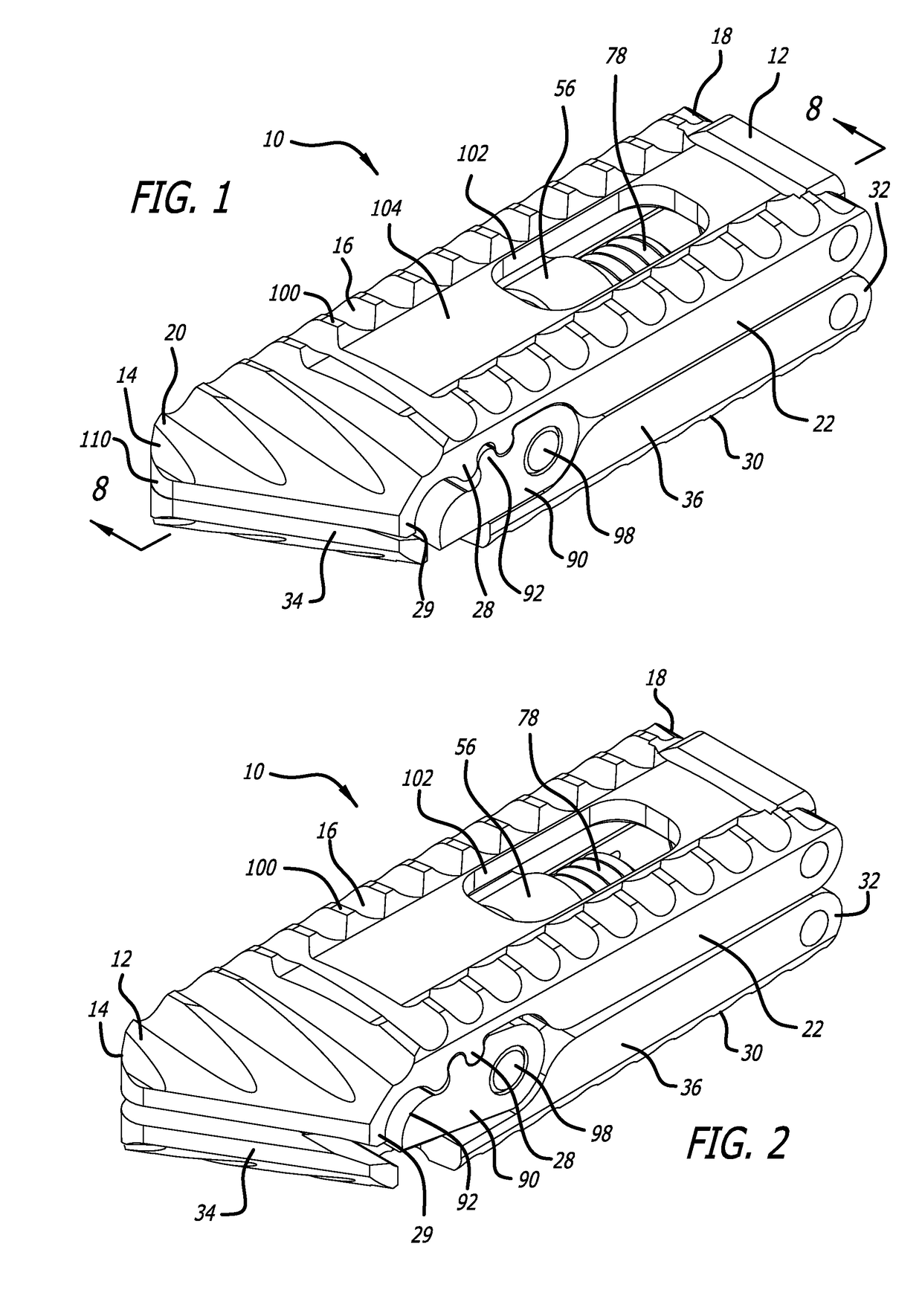 Geared cam expandable interbody implant and method of implanting same