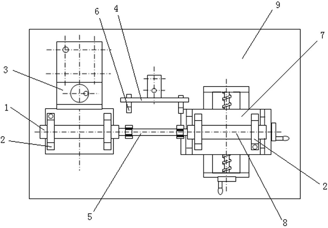 Performance test bench for electric spindle