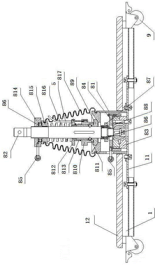 Training device of motion and quiescence balance for standing