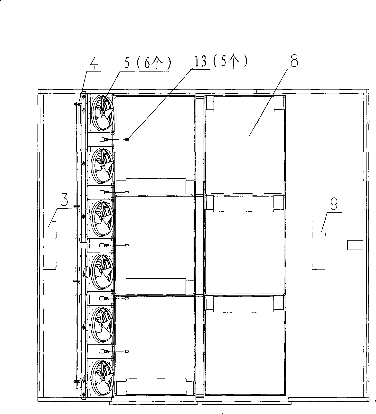 Hatching machine and working method of hatching machine