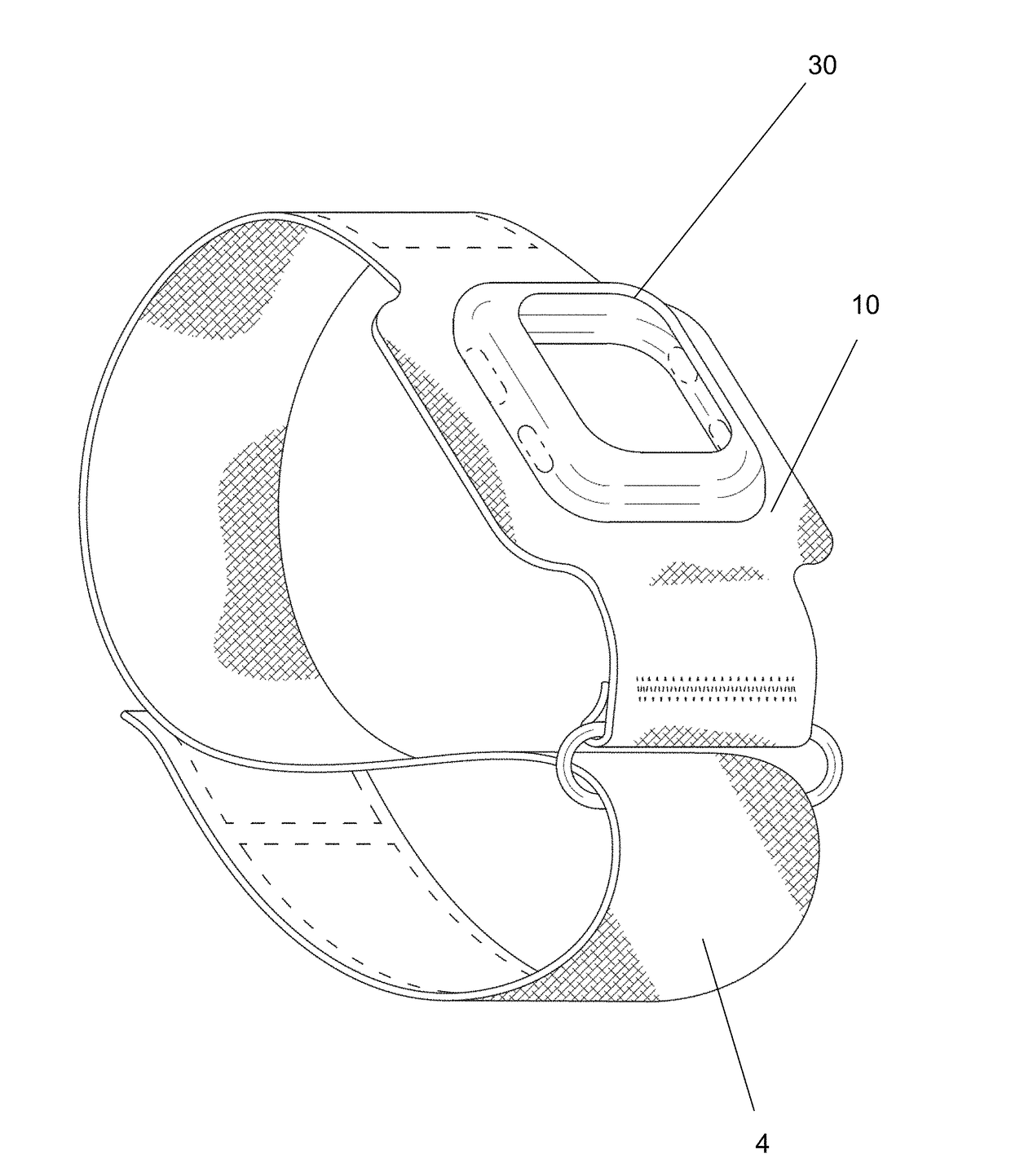 Wearable holder for securing a smart watch