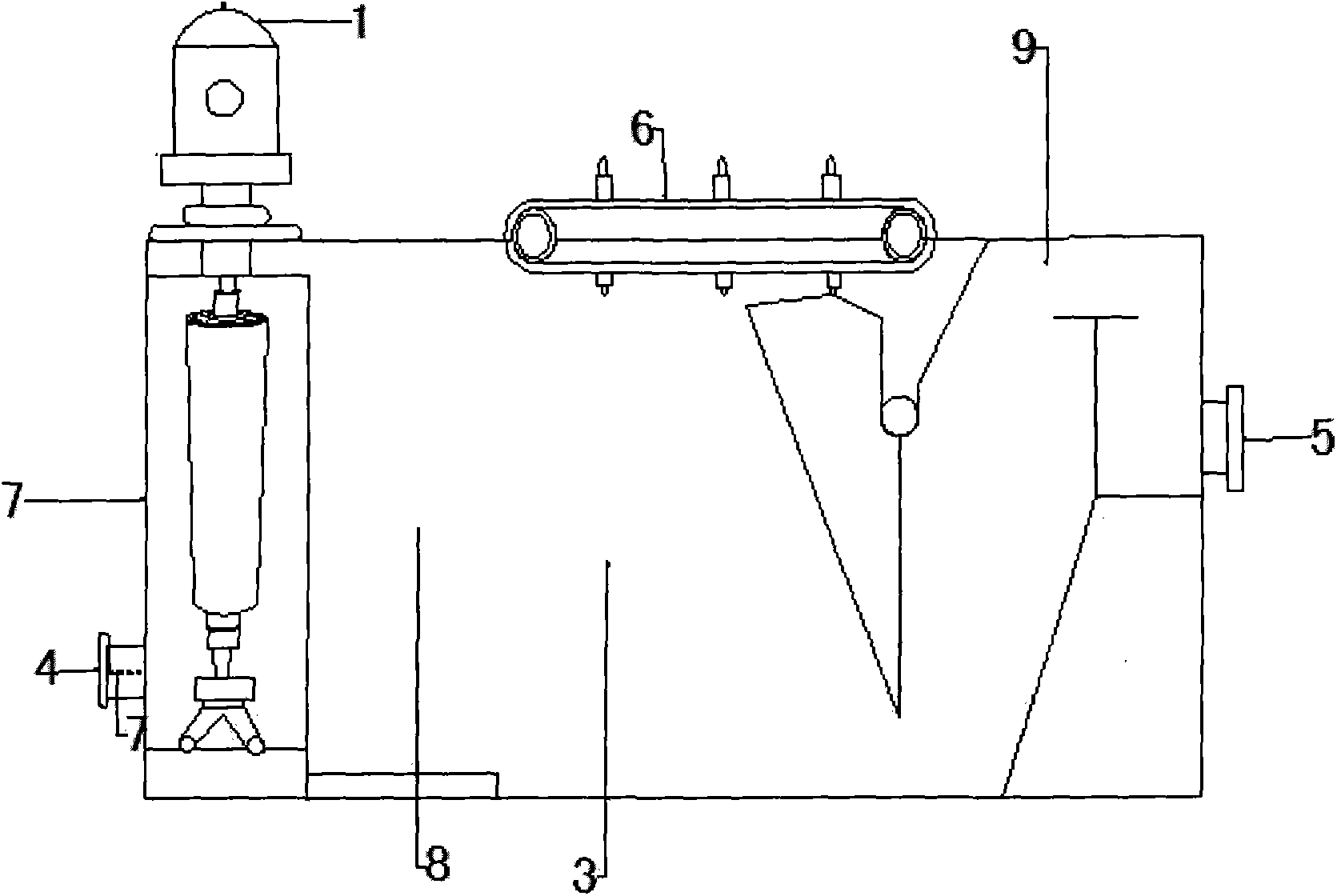 Micro-nano air floatation tank