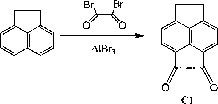 Ethylidene acenaphthene (alpha-diimine) nickel olefin catalyst, and preparation method and application thereof