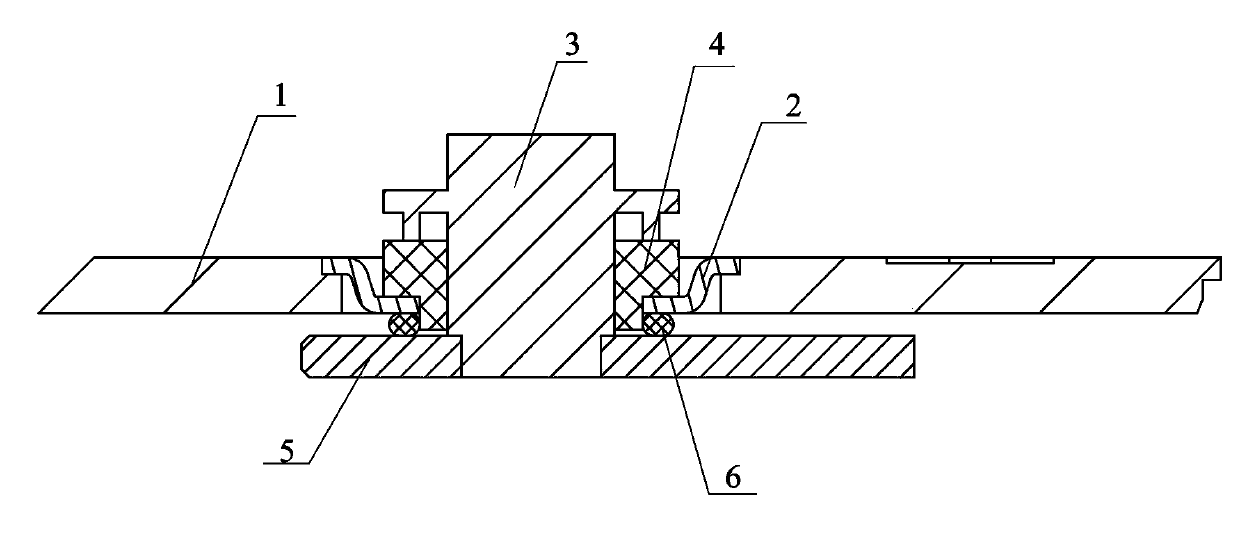 Cover plate component and battery with same